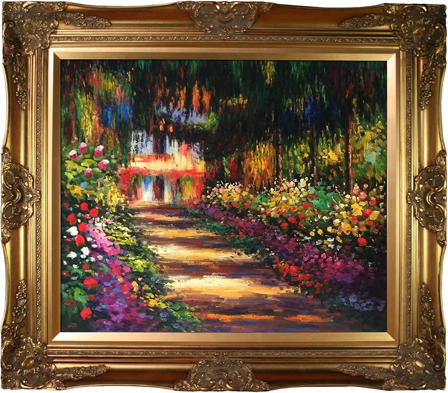 モネ/アーティストの庭 額装 複製画